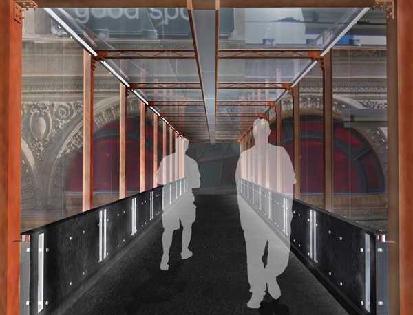 crossing the divide:entered in the annual SSEF competition, an attempt to bring together engineering and architecture in a unique combination by providing the very essential example of form existing for function